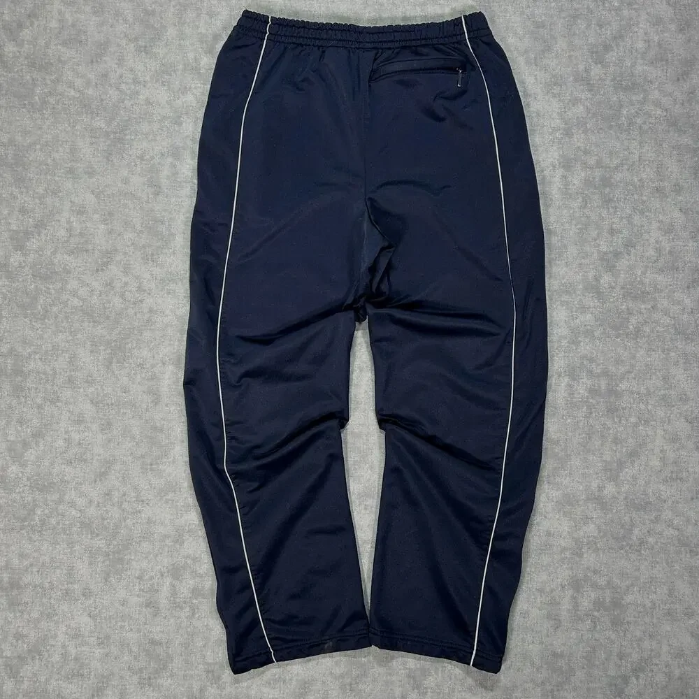 Vintage Athletic Works Track pants Mens Medium Navy Y2K Basketball Baggy